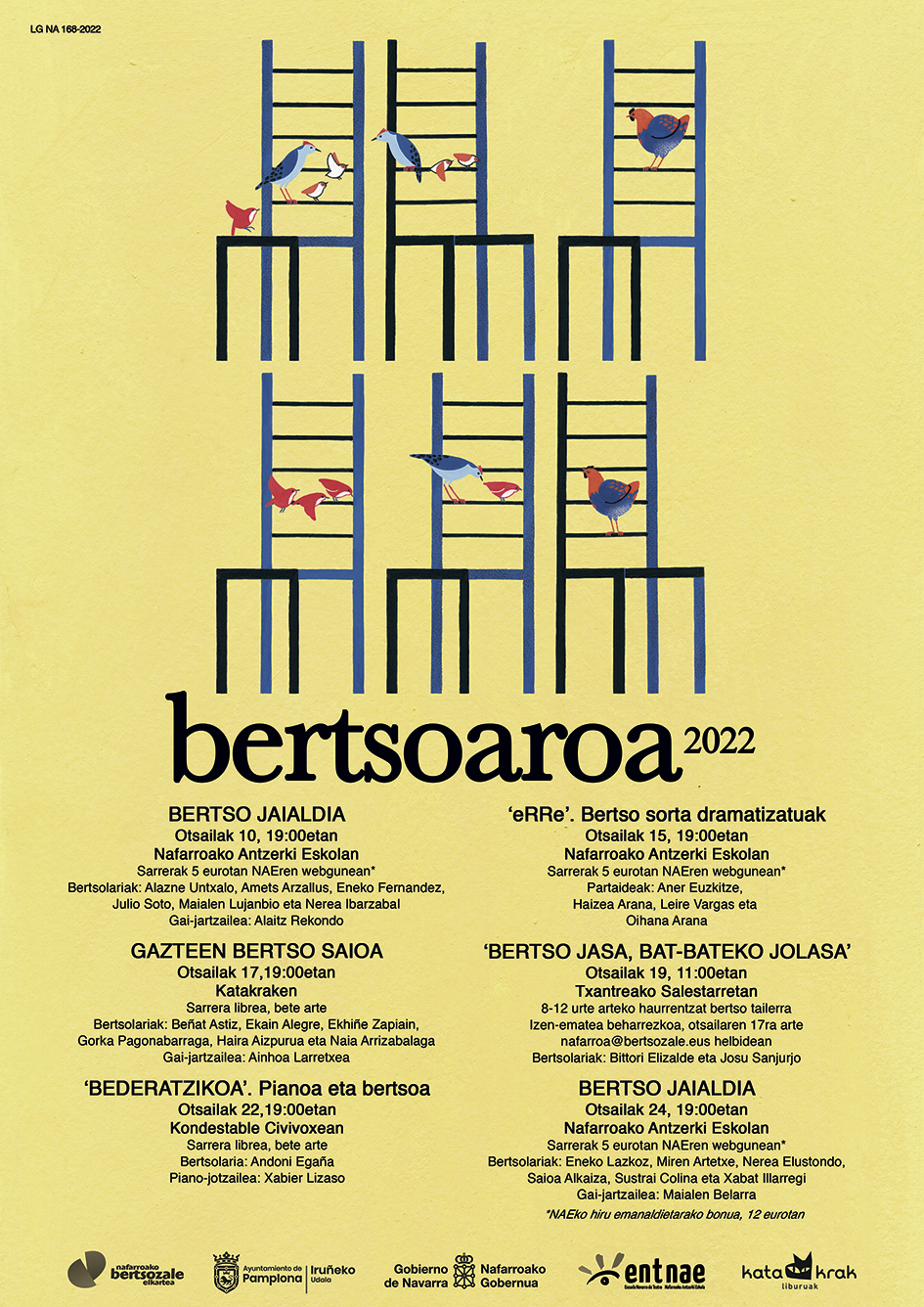 BERTSOAROA 2022. Kartela euskaraz